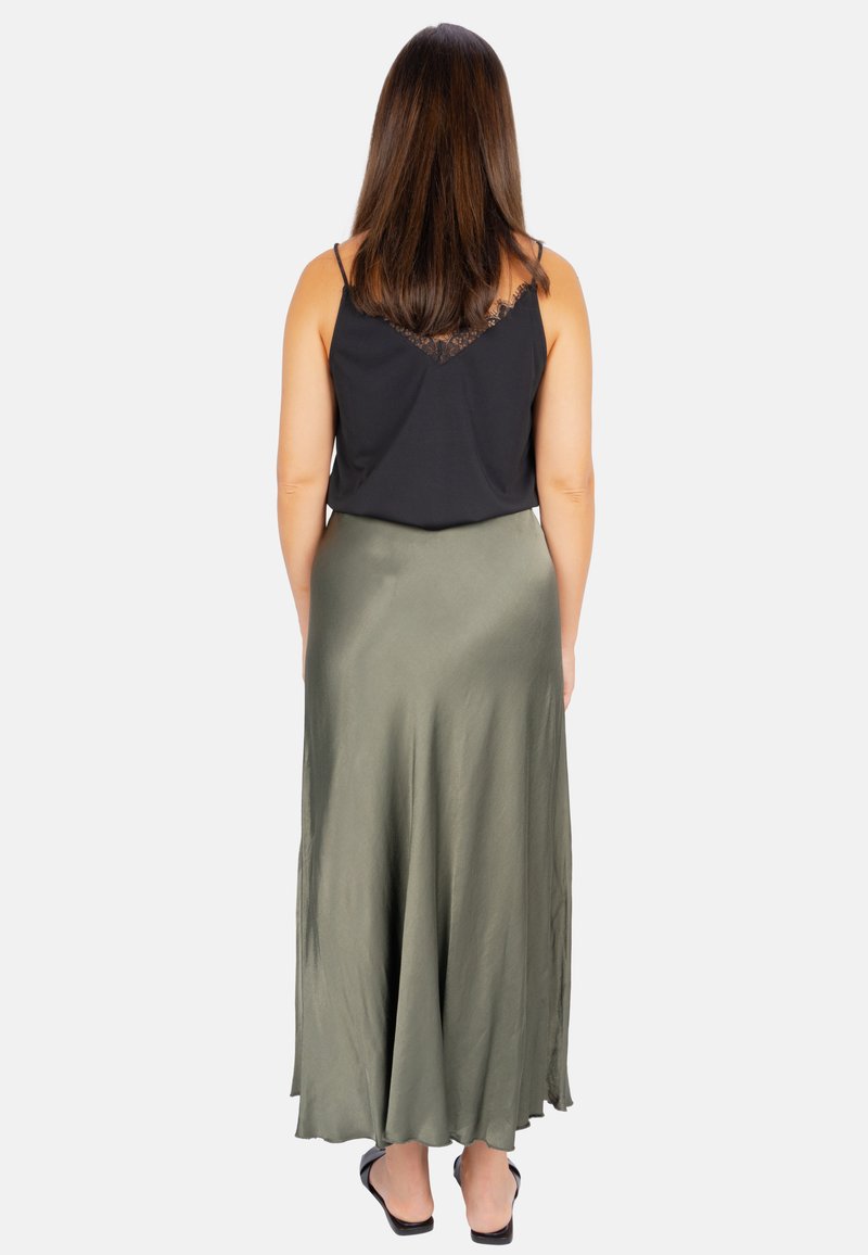 Seasons of April Seasons of April LILLY - Maxi skirt - khaki Schlussverkauf