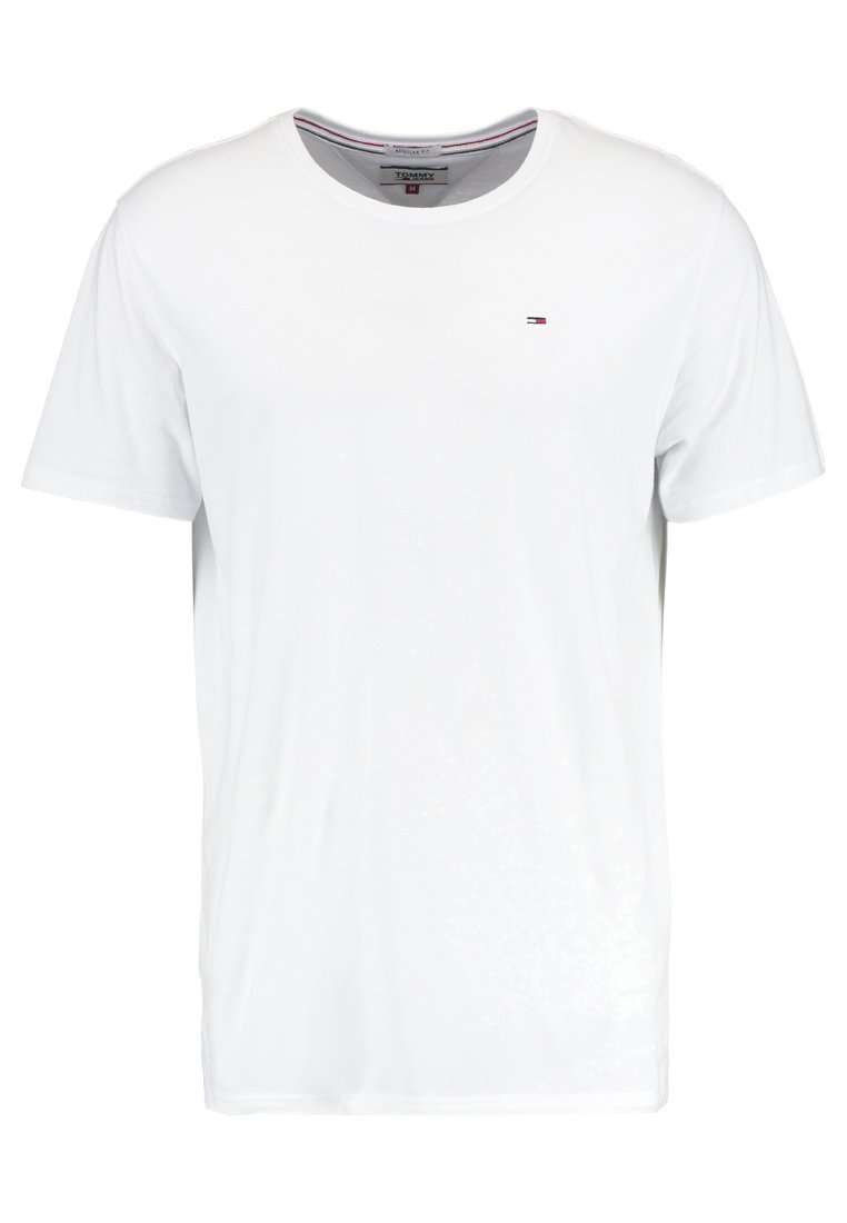 Tommy Jeans Tommy Jeans SLIM TEE - Basic T-shirt - classic white Meist gekauft