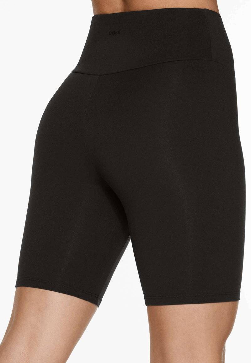 OYSHO OYSHO COMFORTLUX HIGH-RISE BIKER 20cm - Leggings - black Top Angebot