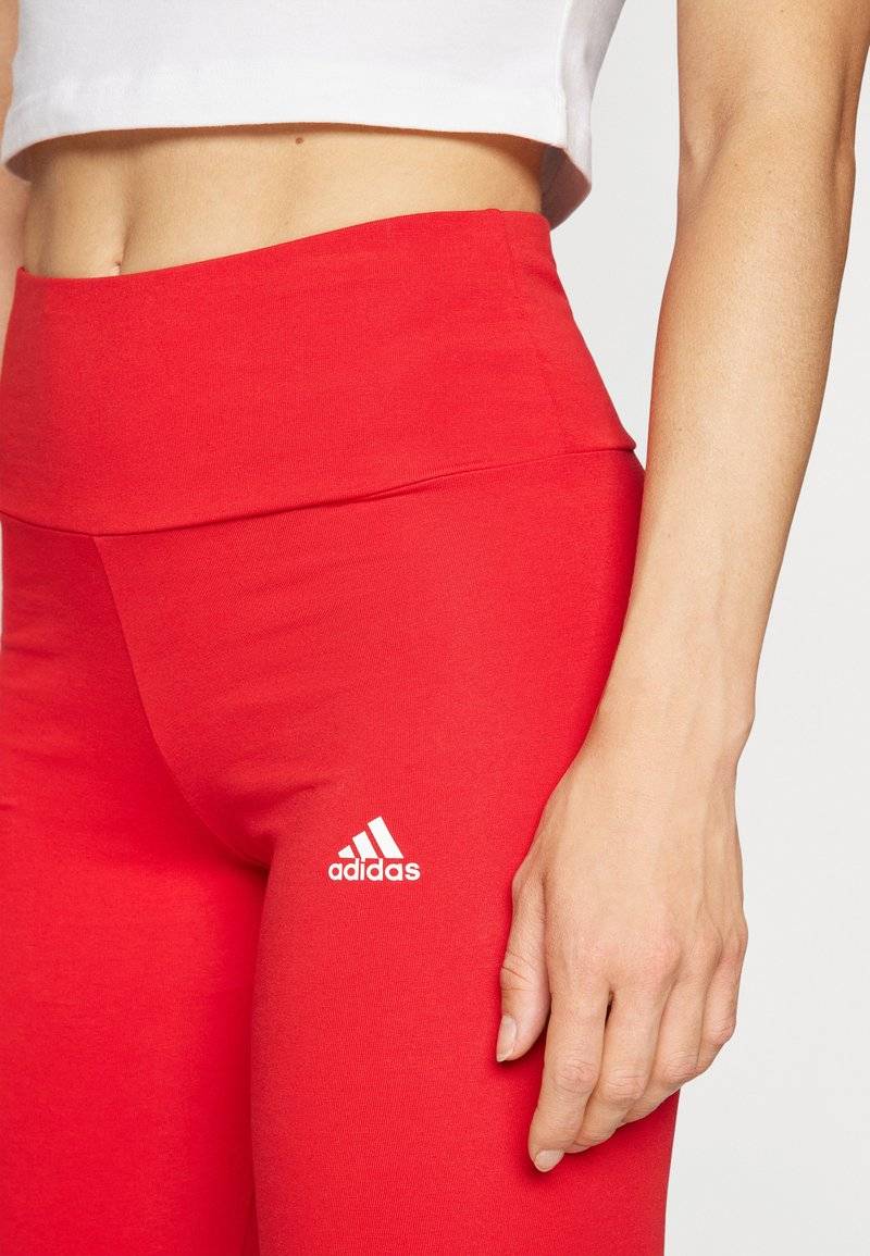 adidas Sportswear adidas Sportswear ESSENTIALS HIGH-WAISTED - Leggings - better scarlet Discount Store für neue Produkte