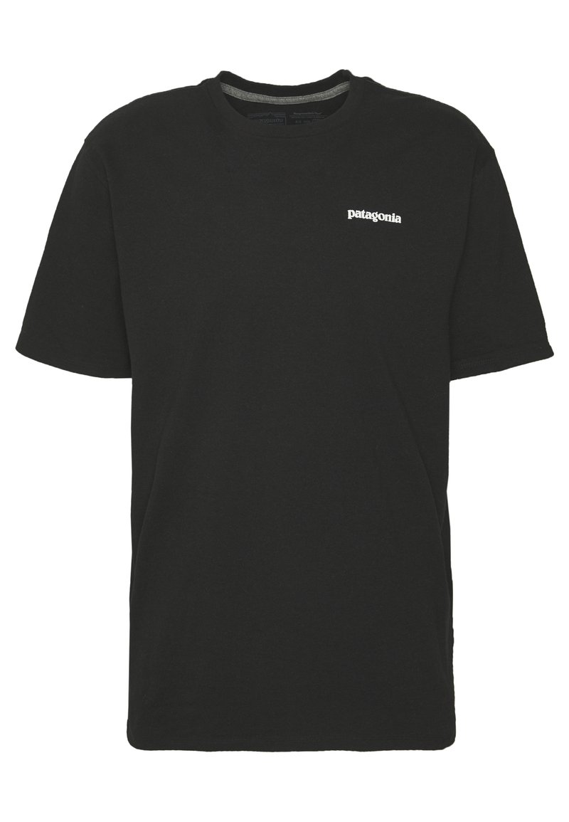 Patagonia Patagonia LOGO TEE - Print T-shirt - black 50% Rabatt für begrenzte Zeit