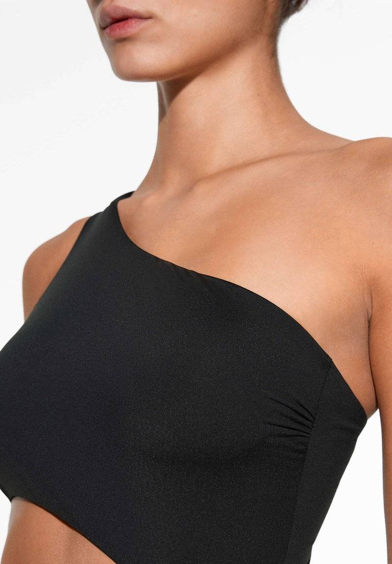 OYSHO OYSHO ASYMMETRIC - Swimsuit - black Limitierter Zeitrabatt