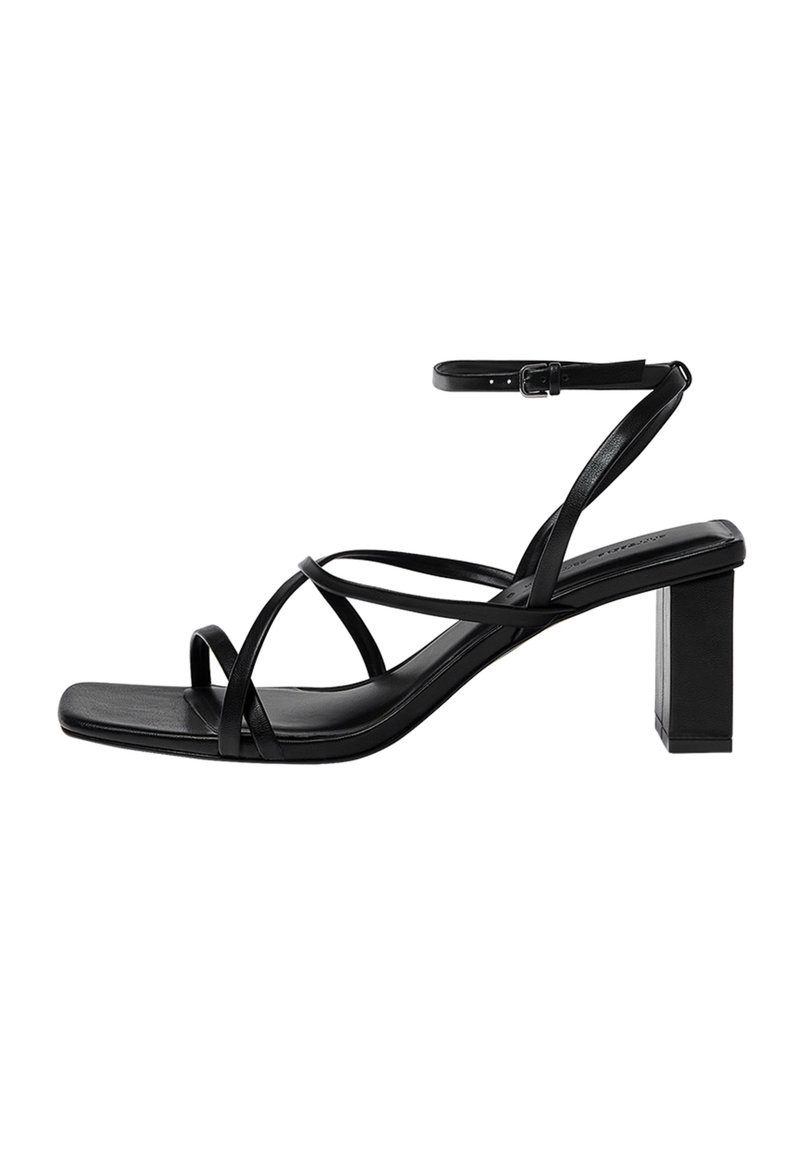 PULL&BEAR PULL&BEAR WITH CROSSOVER STRAPS - Sandals - black Jubiläumsangebot