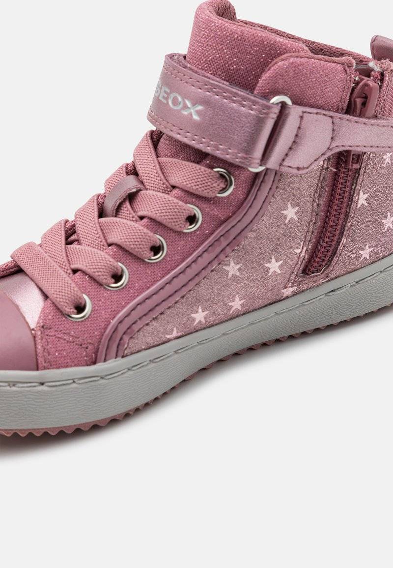 Geox Geox KALISPERA GIRL - High-top trainers - dark pink Lagerräumung