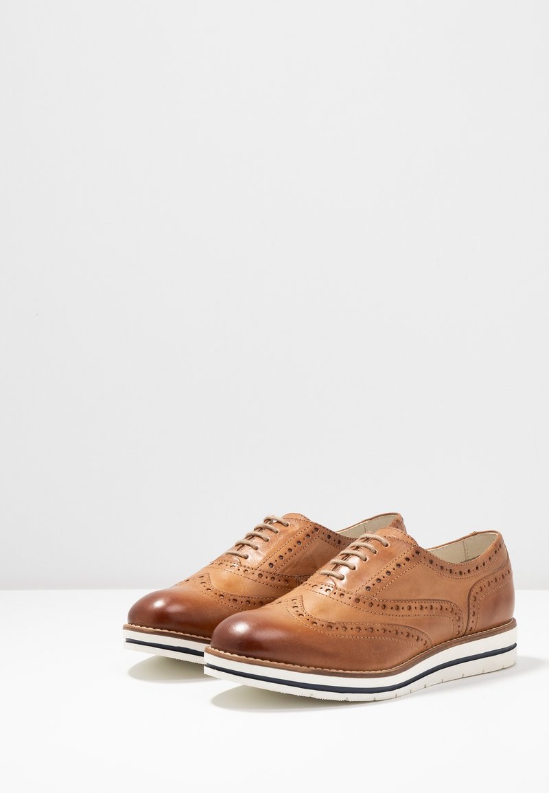 Anna Field Anna Field LEATHER - Casual lace-ups - cognac Zeitlich begrenztes Angebot