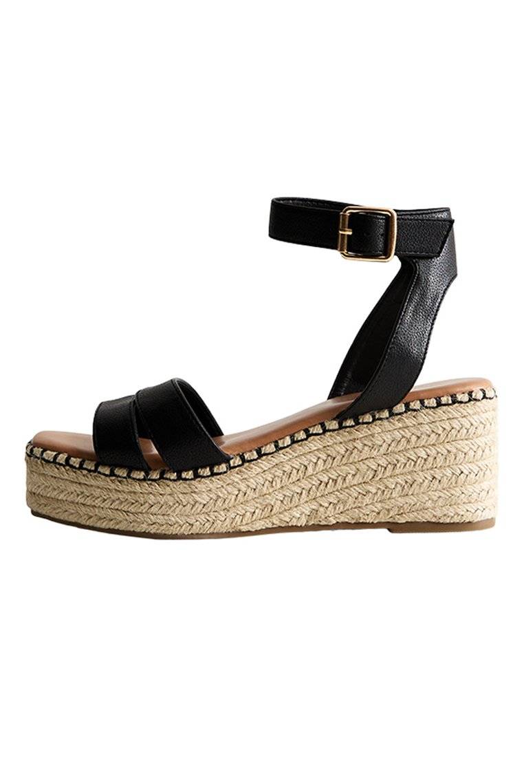 New Look New Look Espadrilles - black Große Rabatte