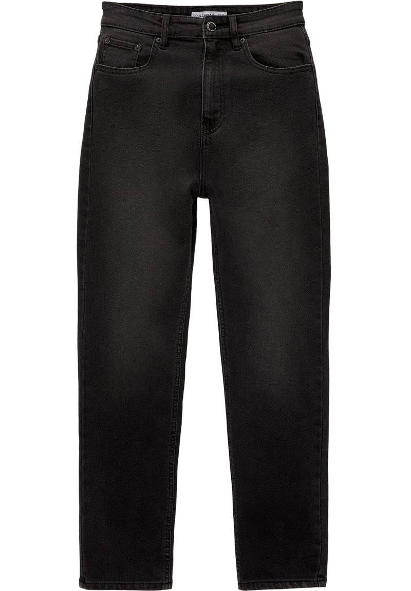 PULL&BEAR PULL&BEAR BASIC MOM COMFORT - Straight leg jeans - black Im Verkauf