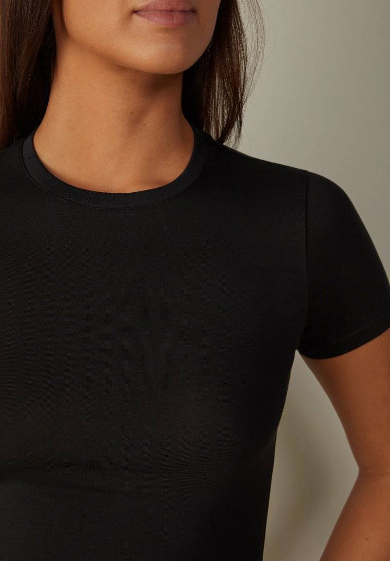 Intimissimi Intimissimi ROUND NECK - Basic T-shirt - nero Outlet