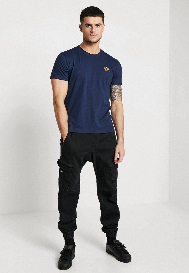 Alpha Industries Alpha Industries SMALL LOGO - Basic T-shirt - new navy Günstiger Verkauf