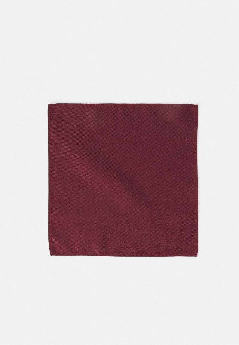 Pier One Pier One SUSPENDER/HOSENTRÄGER SET - Pocket square - bordeaux Kostenloser Versand