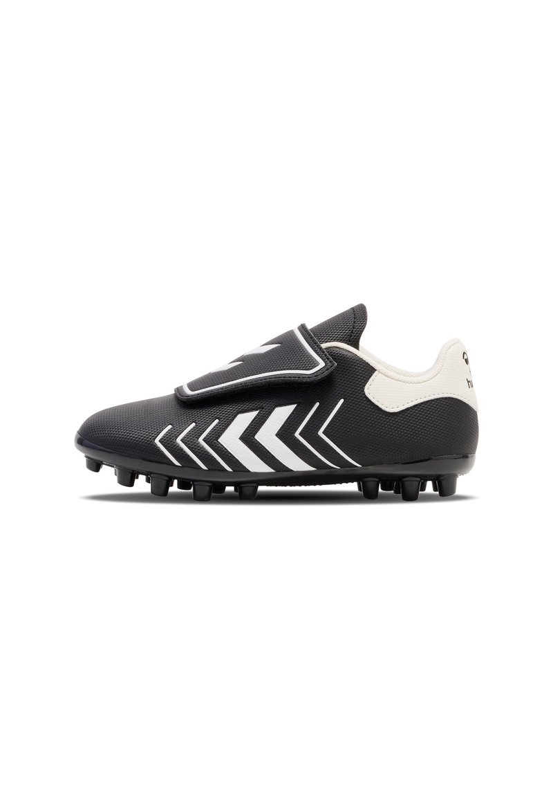 Hummel Hummel HATTRICK MG JR UNISEX - Moulded stud football boots - black white Saisonschlussverkauf