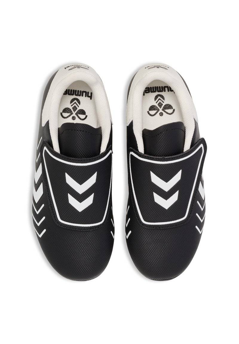 Hummel Hummel HATTRICK MG JR UNISEX - Moulded stud football boots - black white Saisonschlussverkauf