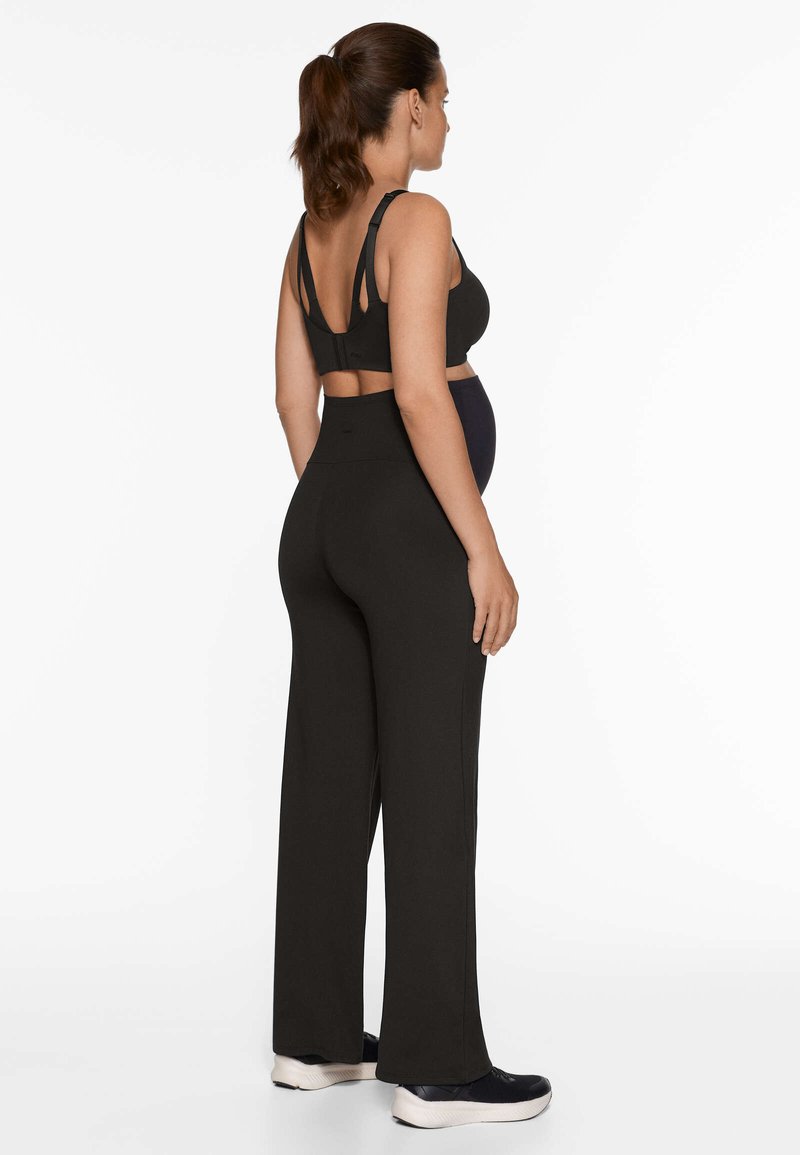 OYSHO OYSHO COMFORTLUX MATERNITY STRAIGHT-LEG - Trousers - black Jubiläumsangebot