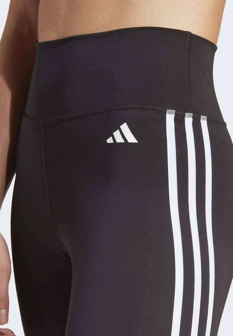 adidas Performance adidas Performance ESSENTIALS 3-STRIPES HIGH-WAISTED 7/8 - Leggings - black Kostenloser Versand international