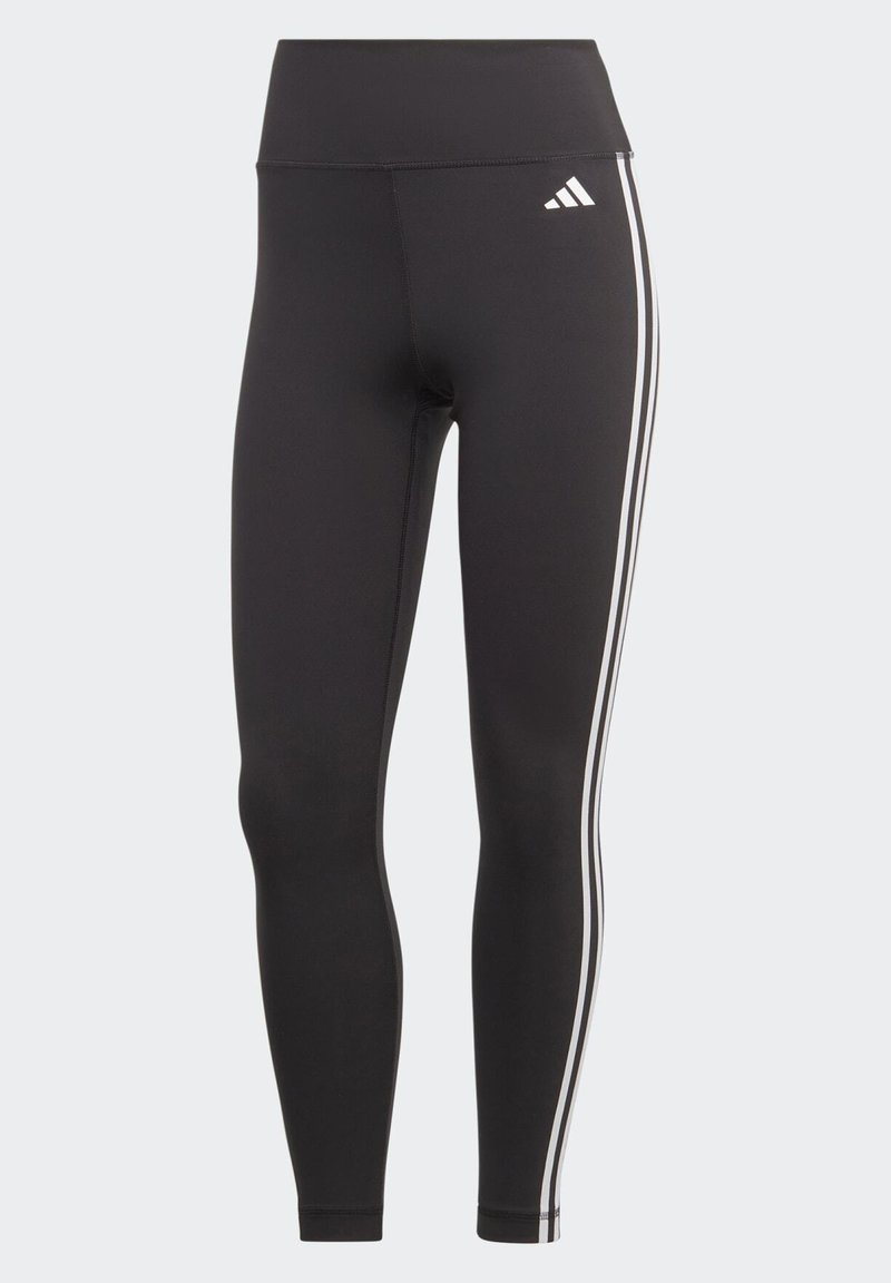 adidas Performance adidas Performance ESSENTIALS 3-STRIPES HIGH-WAISTED 7/8 - Leggings - black Kostenloser Versand international