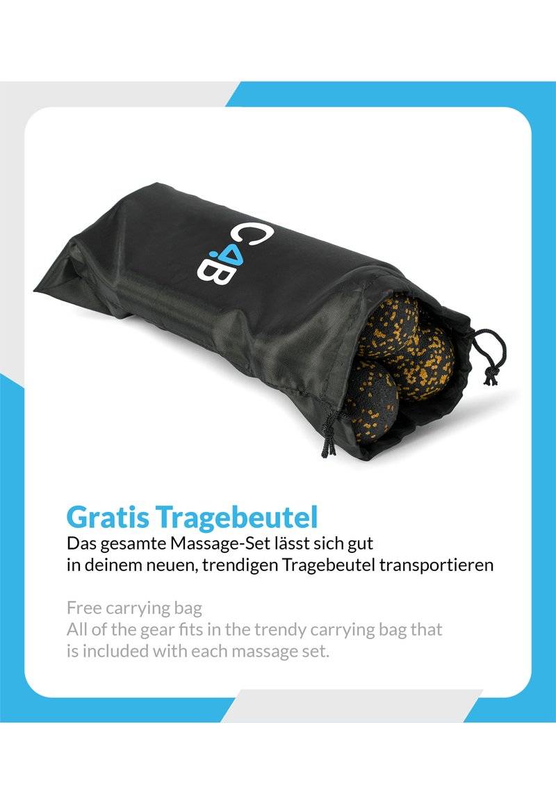 Club4Brands Club4Brands SET - Fitness / Yoga - black orange Meist gekauft