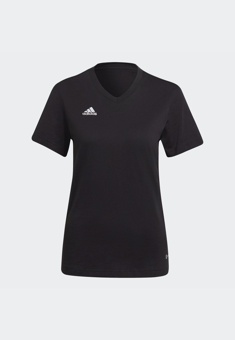 adidas Performance adidas Performance ENTRADA - Basic T-shirt - black Sonderangebot