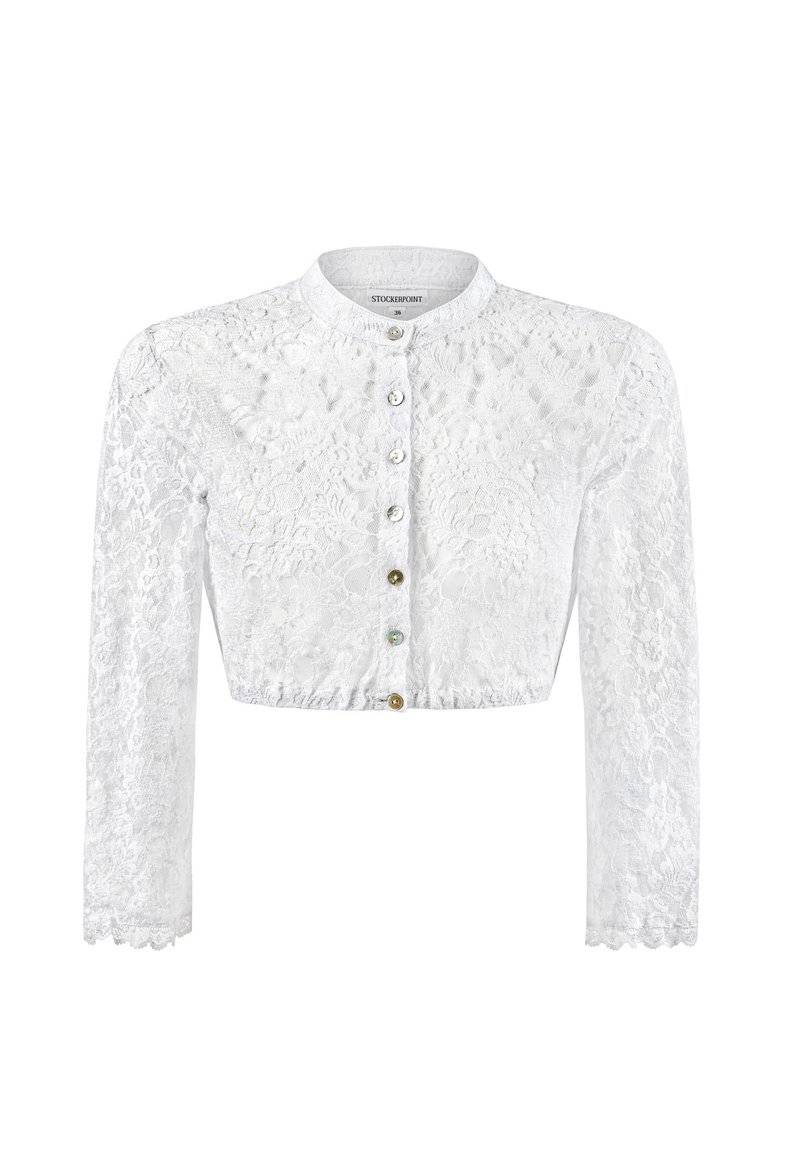 Stockerpoint Stockerpoint CANDY - Button-down blouse - weiss Vatertagsangebot