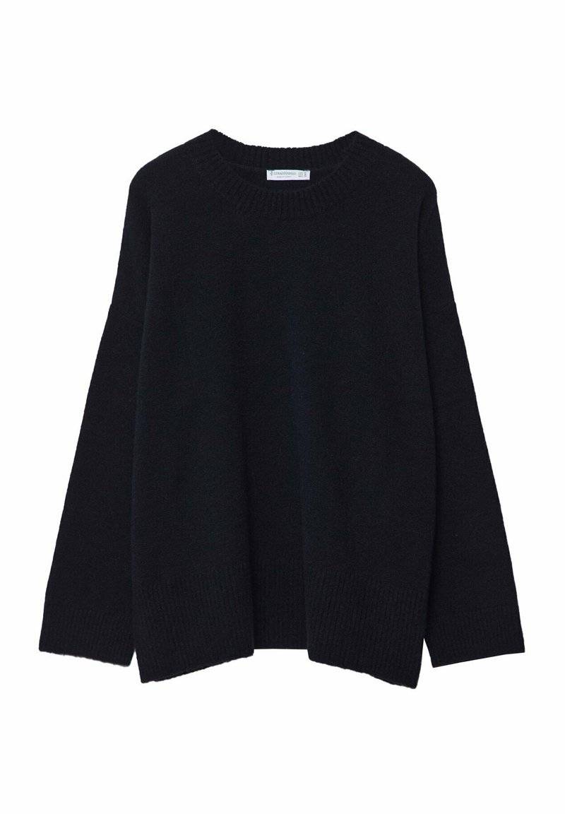 Stradivarius Stradivarius SOFT-TOUCH - Jumper - dark blue Exklusive Angebote