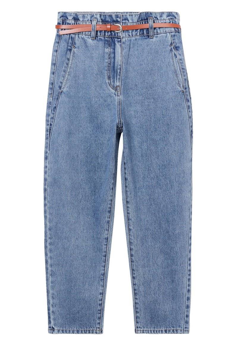 Cache Cache Cache Cache SLOUCHY-MIT GÜRTEL - Jeans Tapered Fit - denim stone Große Rabatte