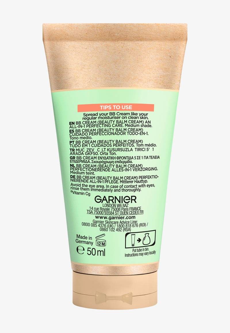 Garnier Garnier SKINACTIVE BB CREAM ANTI DARK SPF50 - Tinted moisturiser Neuheiten