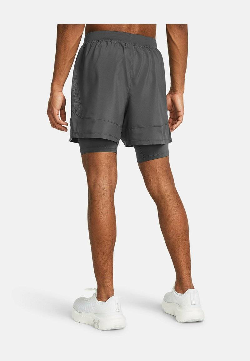Under Armour Under Armour LAUNCH SHORTS 2-IN-1 - Sports shorts - castlerock Fabrikladen