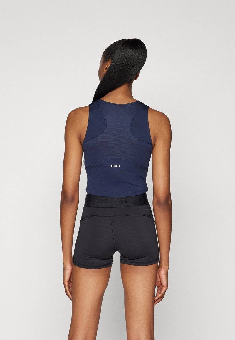adidas Performance adidas Performance TECHFIT CROPPED - Top - legend ink Begrenzt auf 3 Tage