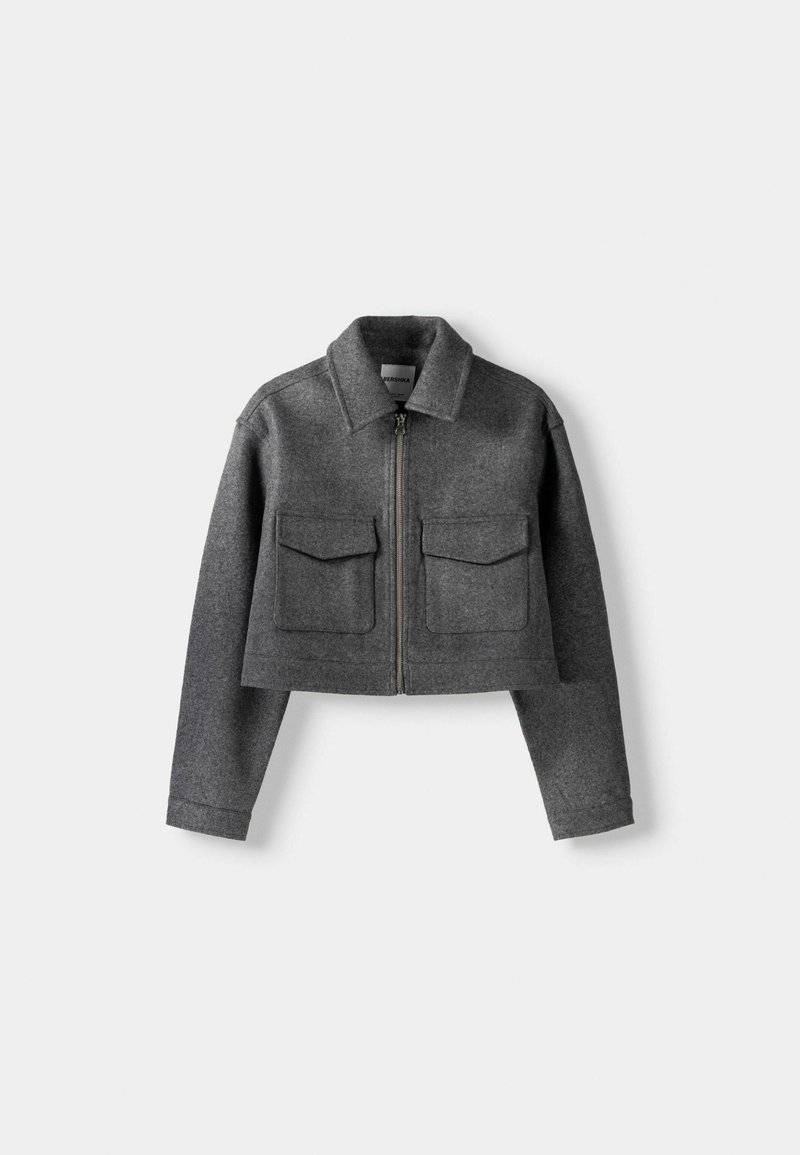 Bershka Bershka Summer jacket - blue grey Valentinstagsangebot