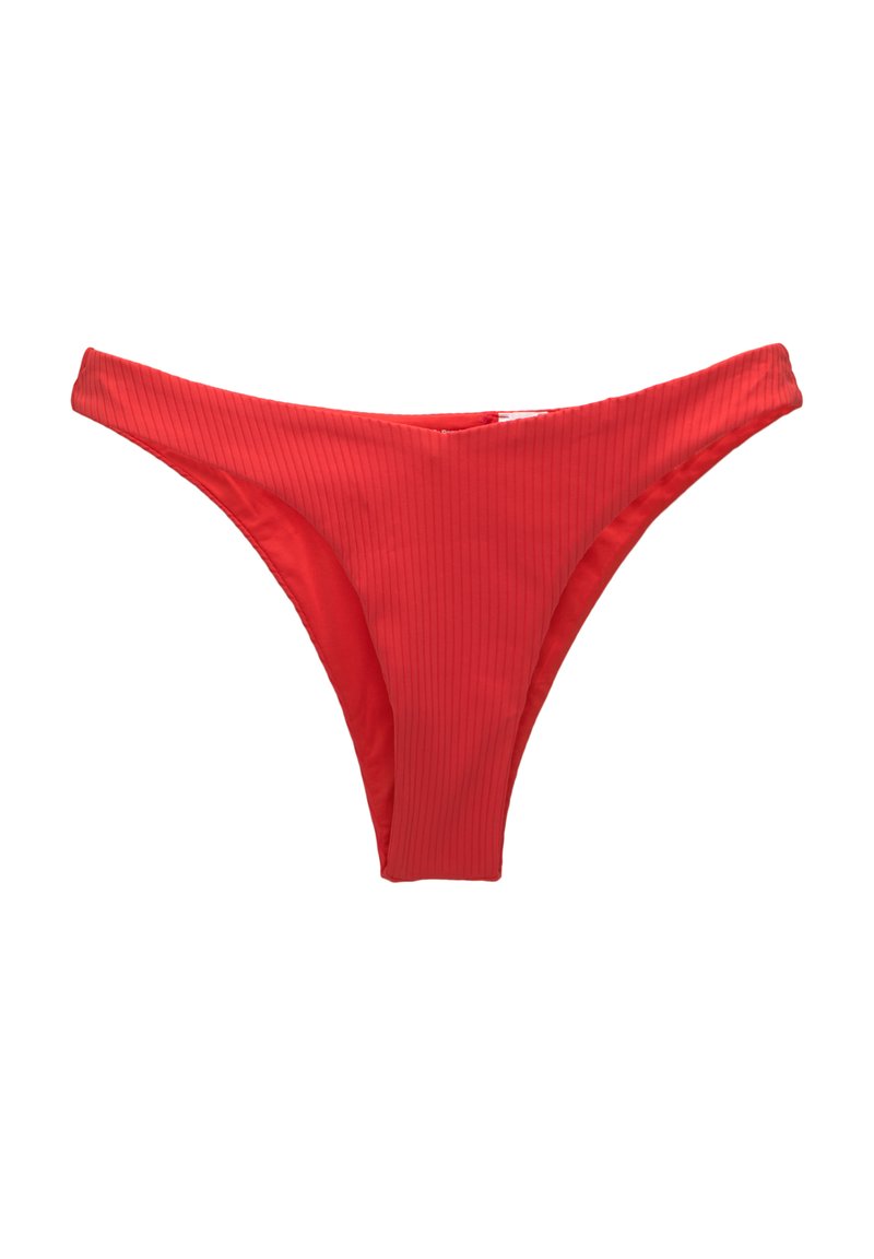 PULL&BEAR PULL&BEAR V-SHAPED - Bikini bottoms - red Top Angebot