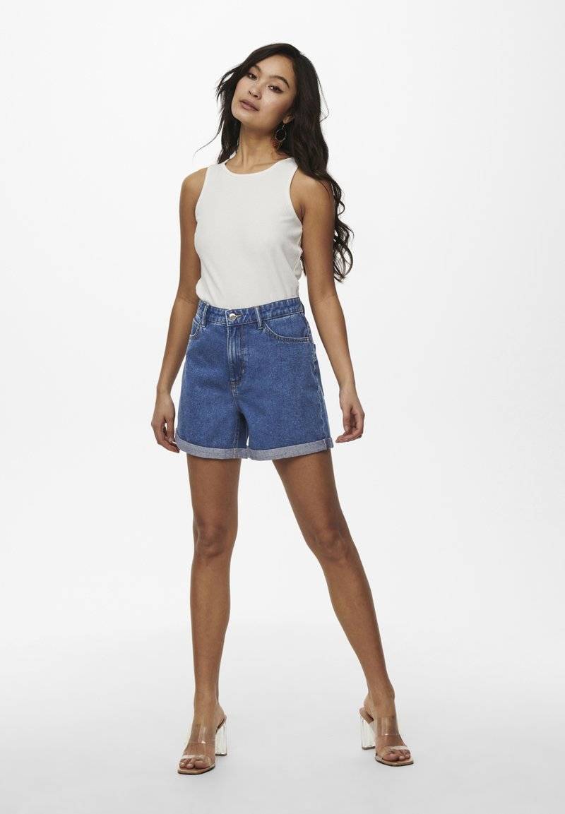 ONLY ONLY LIFE - Denim shorts - medium blue denim Zeitlich begrenztes Angebot