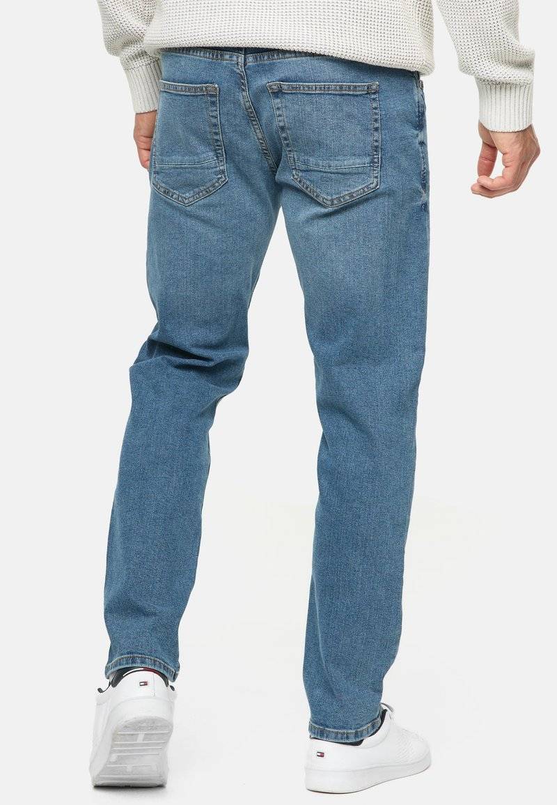 INDICODE JEANS INDICODE JEANS INSANTINO - Straight leg jeans - medium dark cloud Exklusive Angebote