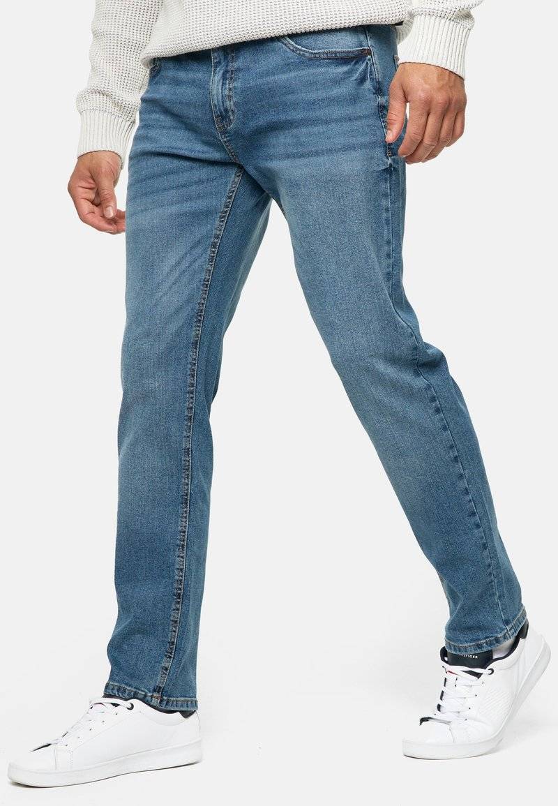 INDICODE JEANS INDICODE JEANS INSANTINO - Straight leg jeans - medium dark cloud Exklusive Angebote