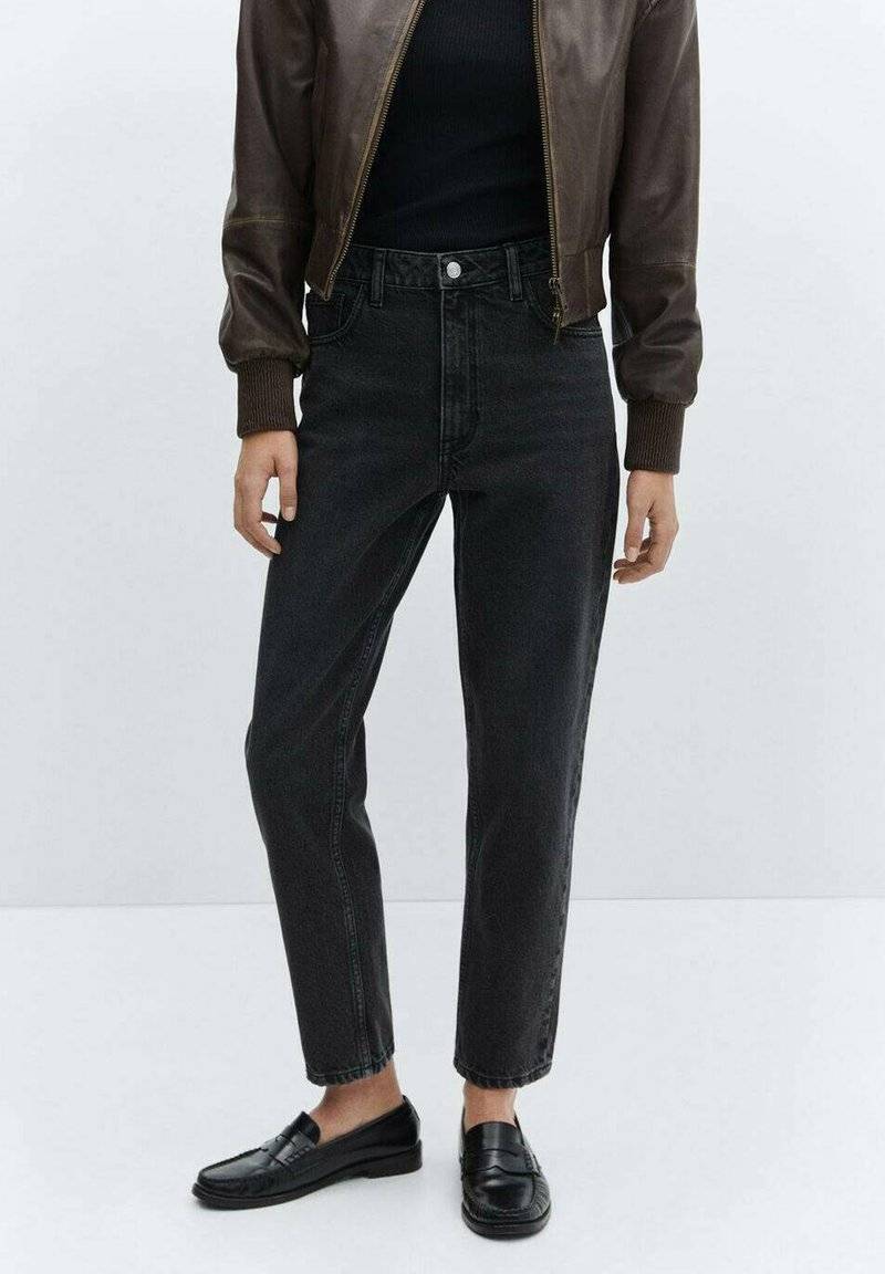 Mango Mango Straight leg jeans - black denim Neuheiten