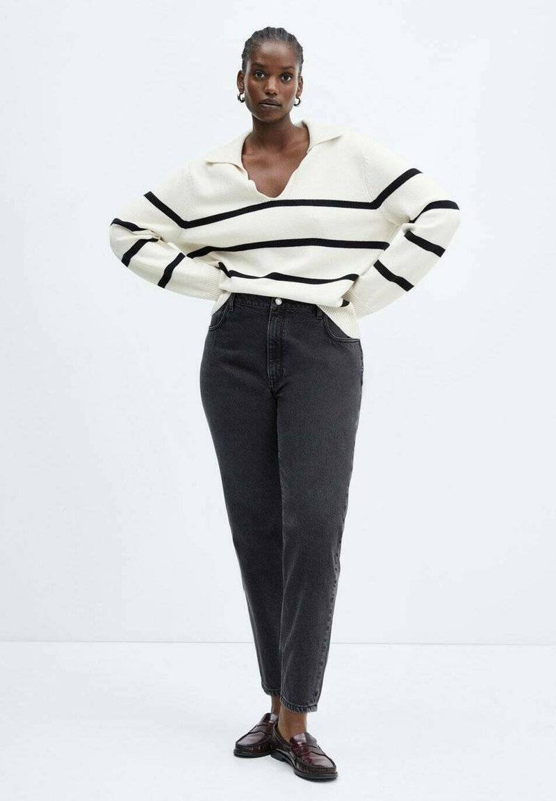Mango Mango Straight leg jeans - black denim Neuheiten