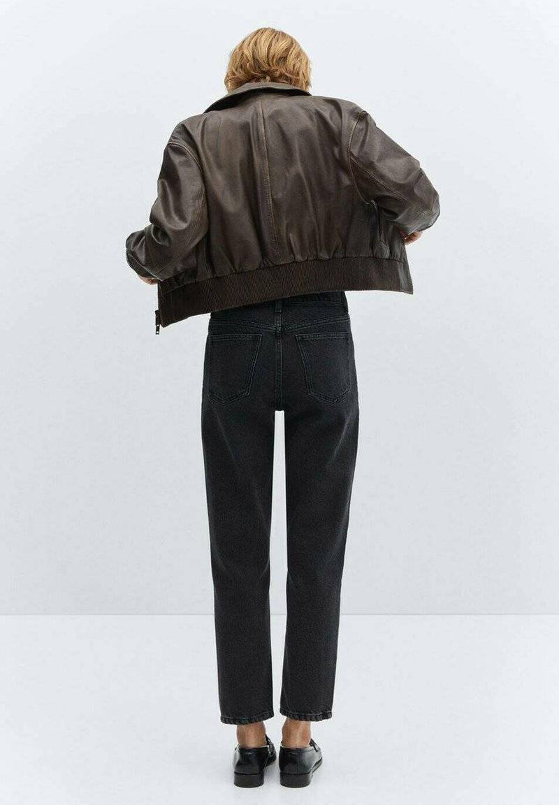 Mango Mango Straight leg jeans - black denim Neuheiten