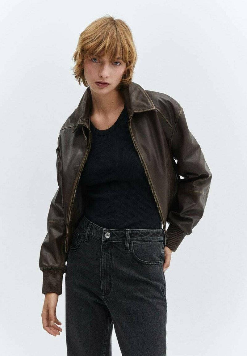 Mango Mango Straight leg jeans - black denim Neuheiten