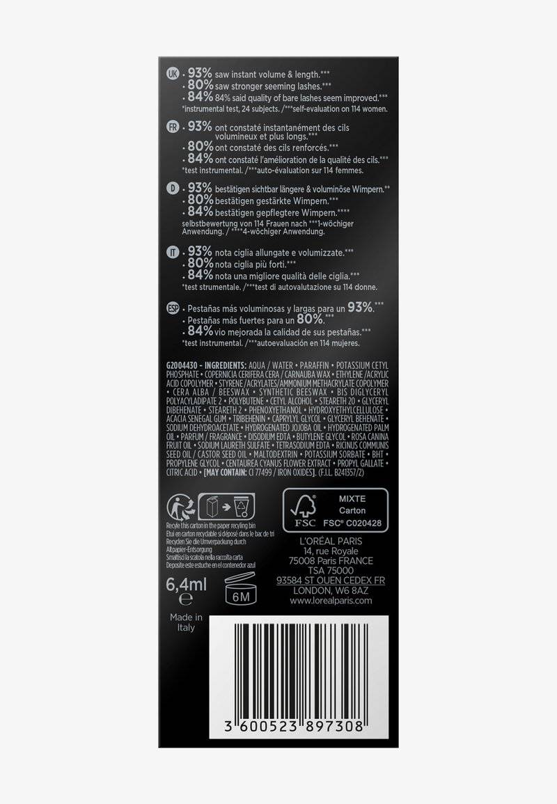 L'Oréal Paris L'Oréal Paris LASH PARADISE - Mascara - intense black Super Rabatt