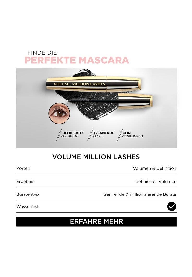 L'Oréal Paris L'Oréal Paris LASH PARADISE - Mascara - intense black Super Rabatt