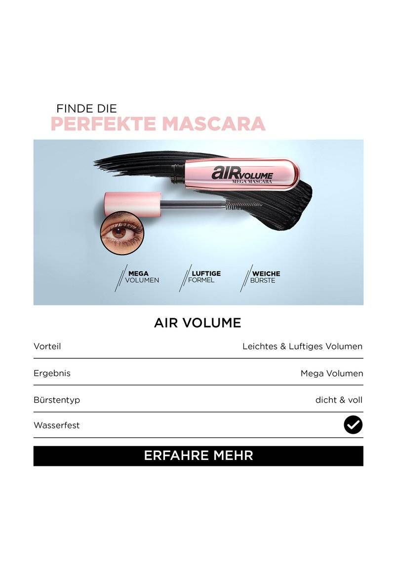 L'Oréal Paris L'Oréal Paris LASH PARADISE - Mascara - intense black Super Rabatt