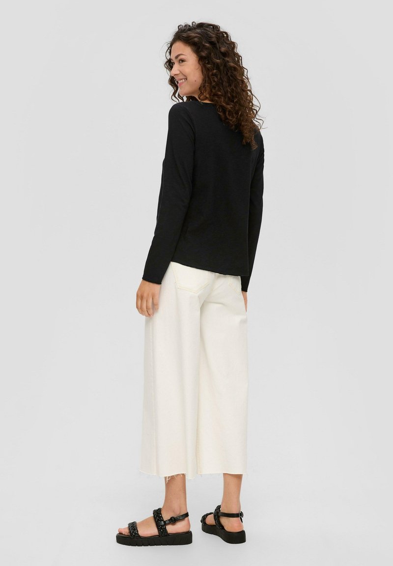 s.Oliver s.Oliver MIT U-BOOT-AUSSCHNITT - Long sleeved top - schwarz Online Shopping