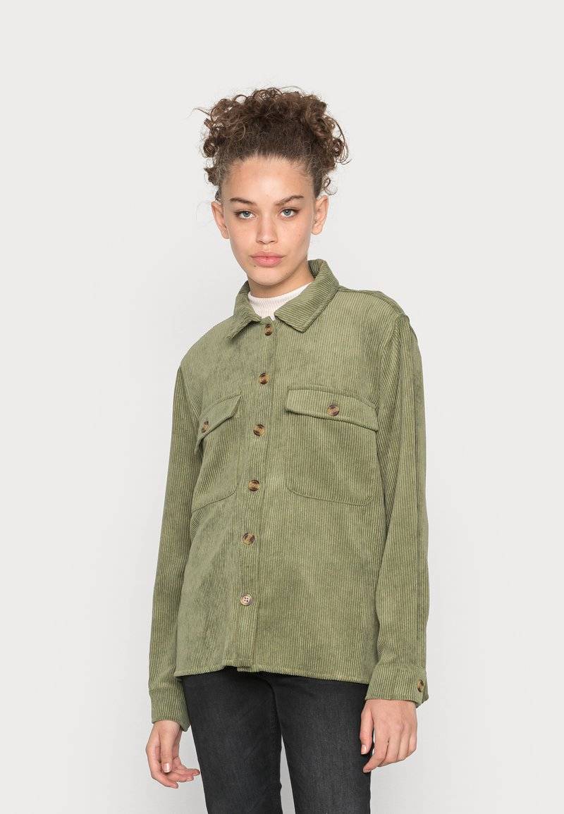 Pieces Pieces PCEFFI - Button-down blouse - olivine Top Angebot