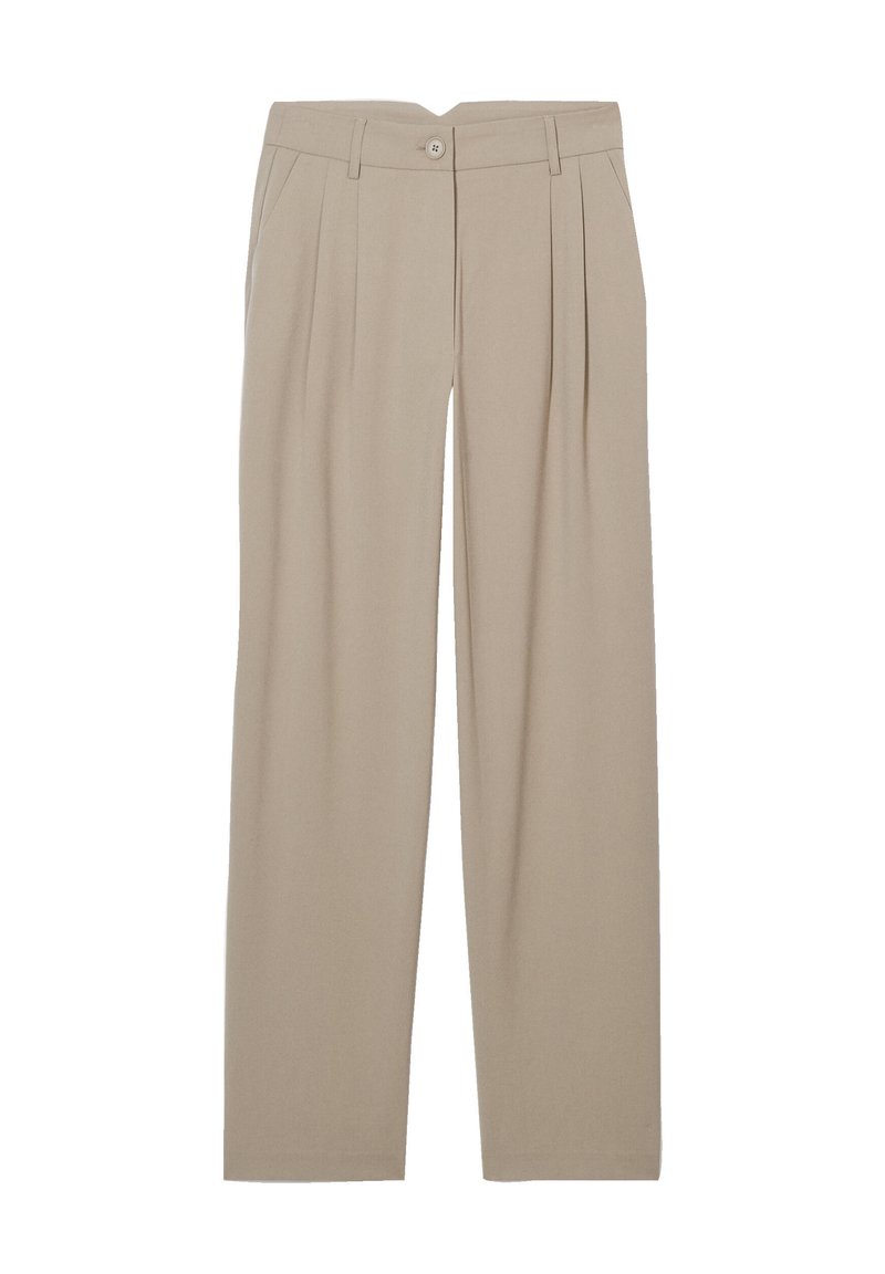Cache Cache Cache Cache WEITE FLIESSENDE MIT ABNÄHERN - Trousers - vert kaki Exklusive Angebote
