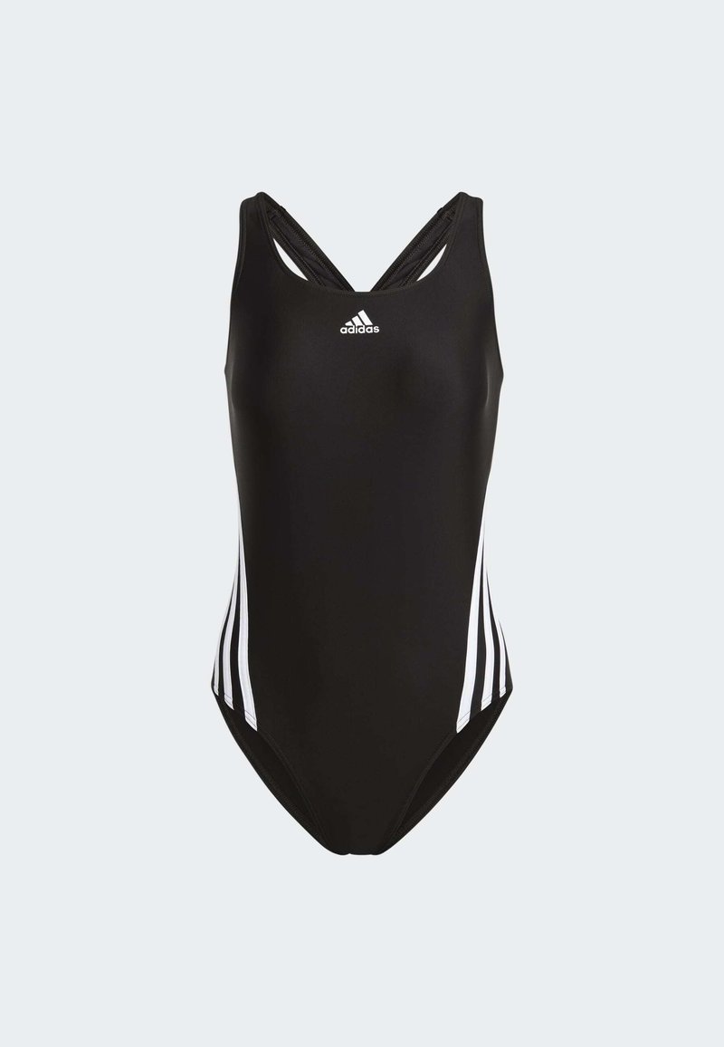 adidas Sportswear adidas Sportswear ADIDAS 3-STRIPES - Swimsuit - black white Große Rabatte