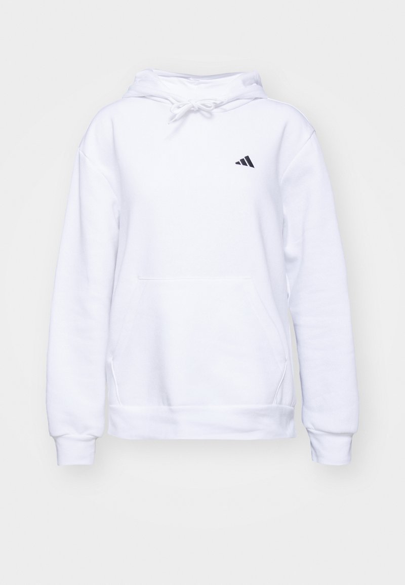 adidas Sportswear adidas Sportswear ESSENTIALS SMALL LOGO FEEL COZY HOODIE - Hoodie - white Tiefpreis