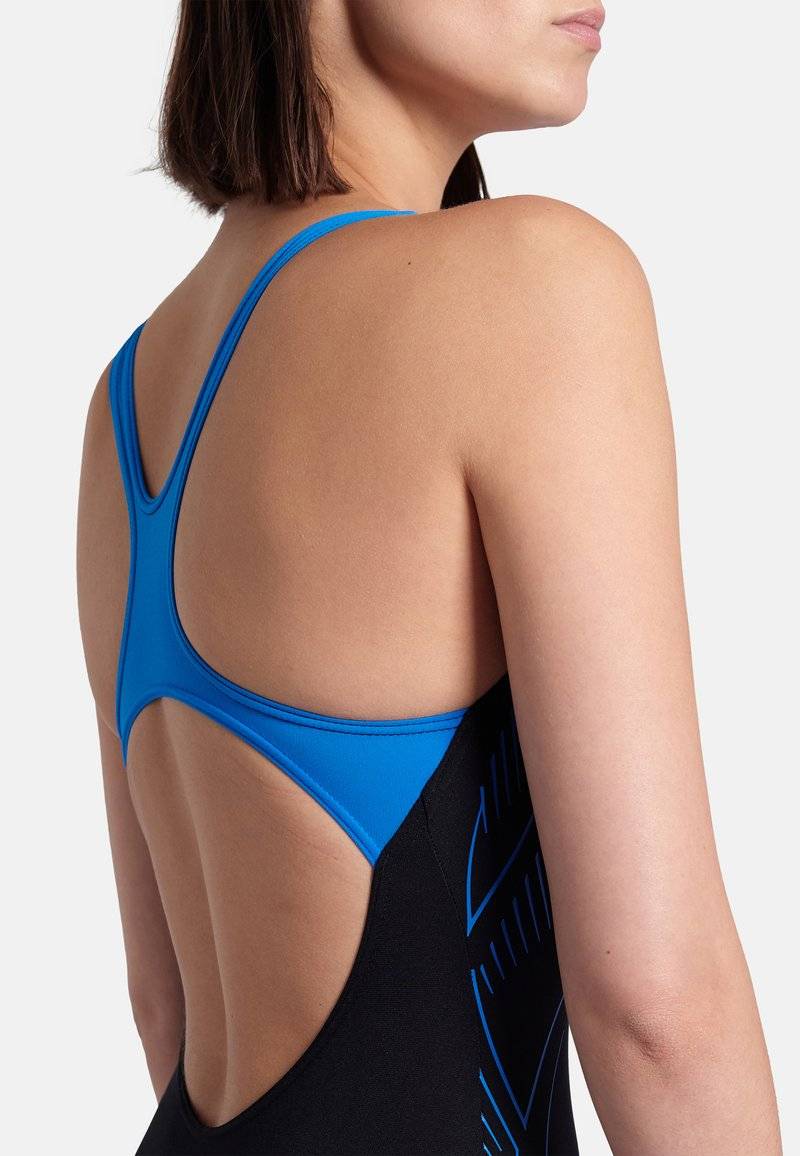 Arena Arena REFLECTING - Swimsuit - black blue river Super Sparpreis