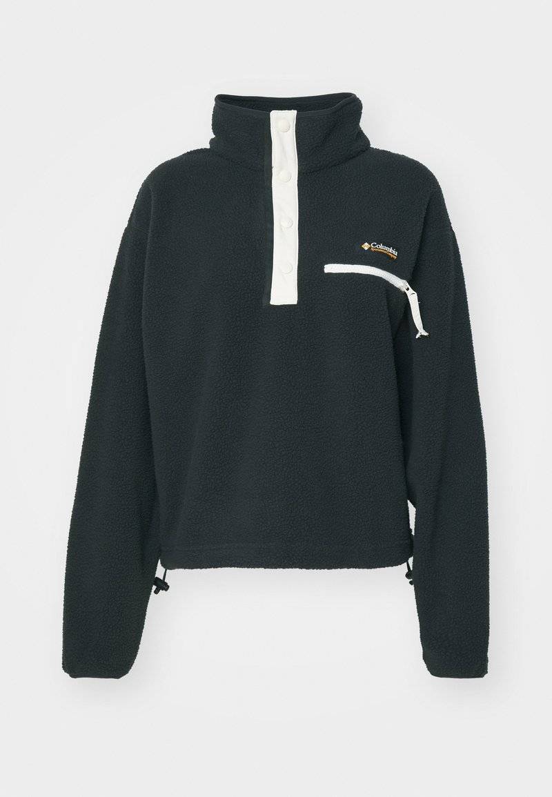 Columbia Columbia HELVETIA™ CROPPED HALF SNAP - Fleece jumper - black Sonderangebot der Fabrik