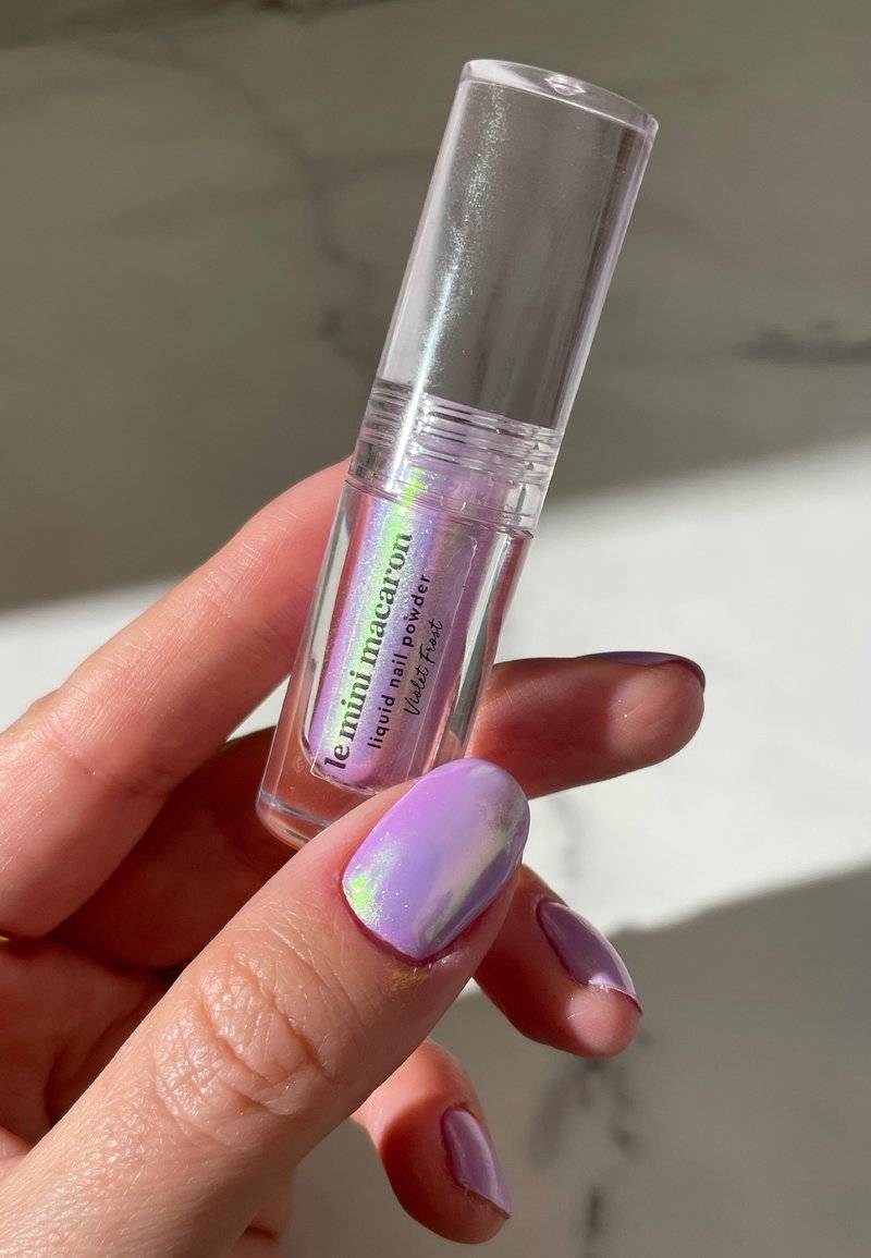 Le Mini Macaron Le Mini Macaron LIQUID NAIL POWDER - Nail polish - violet frost Bis zu 60% Rabatt