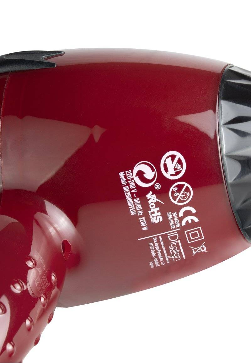Italian Design Italian Design ELECTRICAL ITEMS GTI 2600 DRYER FORCE PLUS - Hair Styling Tool - red Discount Store für neue Produkte
