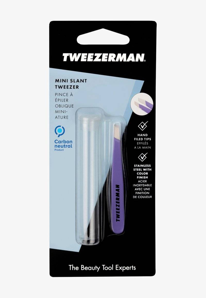 TWEEZERMAN TWEEZERMAN MINI SLANT TWEEZER - Hair removal tool - purple Fabrikladen