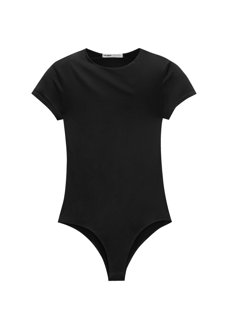 PULL&BEAR PULL&BEAR FITTED SHORT SLEEVE - Basic T-shirt - black 50% Rabatt für begrenzte Zeit